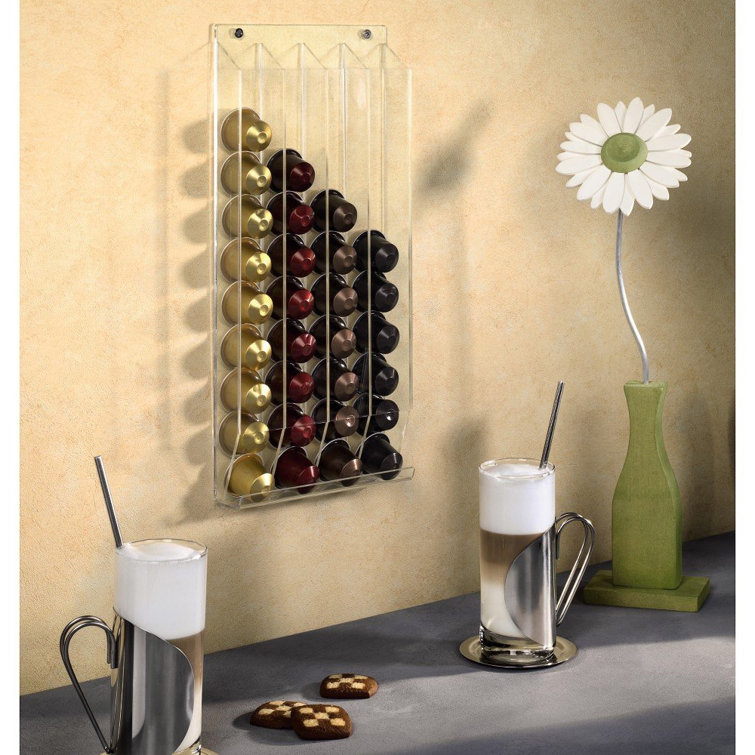 The Holiday Aisle® Stillwater Wall Mounted Acrylic Nespresso Coffee